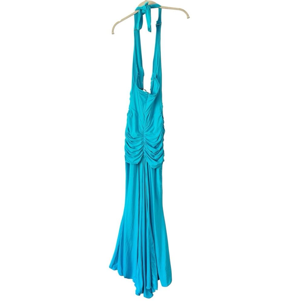 NWT Baby Boo Rosetta Maxi Dress Size XS Aqua Blue - Picture 6 of 10